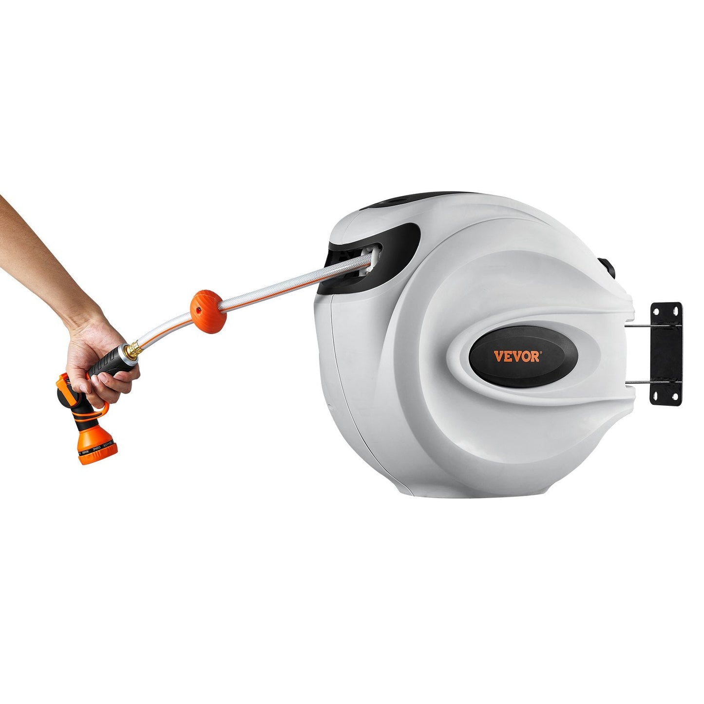 💦 130ft Heavy-Duty Hose Reel 🌟 Auto Rewind | Wall Mount 🚿 9-in-1 Spray & Tangle-Free Magic!🔥Summer Limited-Time Offer